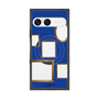 プレミアムスクエアケース with SnapMag［ Photo Frames - Blue ］