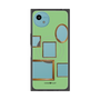 プレミアムスクエアケース with SnapMag［ Photo Frames - Light Green ］