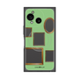 プレミアムスクエアケース with SnapMag［ Photo Frames - Light Green ］