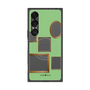 プレミアムスクエアケース with SnapMag［ Photo Frames - Light Green ］