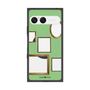 プレミアムスクエアケース with SnapMag［ Photo Frames - Light Green ］