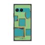 プレミアムスクエアケース with SnapMag［ Photo Frames - Light Green ］