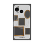プレミアムスクエアケース with SnapMag［ Photo Frames - Light Gray ］