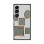 プレミアムスクエアケース with SnapMag［ Photo Frames - Light Gray ］