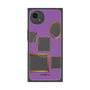 プレミアムスクエアケース with SnapMag［ Photo Frames - Purple ］