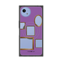プレミアムスクエアケース with SnapMag［ Photo Frames - Purple ］