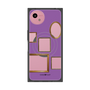 プレミアムスクエアケース with SnapMag［ Photo Frames - Purple ］