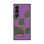 プレミアムスクエアケース with SnapMag［ Photo Frames - Purple ］
