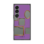 プレミアムスクエアケース with SnapMag［ Photo Frames - Purple ］