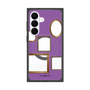 プレミアムスクエアケース with SnapMag［ Photo Frames - Purple ］