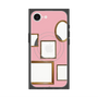プレミアムスクエアケース with SnapMag［ Photo Frames - Pink ］