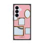 プレミアムスクエアケース with SnapMag［ Photo Frames - Pink ］
