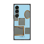 プレミアムスクエアケース with SnapMag［ Photo Frames - Light Blue ］