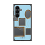 プレミアムスクエアケース with SnapMag［ Photo Frames - Light Blue ］