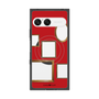 プレミアムスクエアケース with SnapMag［ Photo Frames - Red ］
