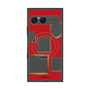 プレミアムスクエアケース with SnapMag［ Photo Frames - Red ］