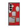 プレミアムスクエアケース with SnapMag［ Photo Frames - Red ］