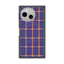 プレミアムスクエアケース with SnapMag［ Tartan Check - Purple ］