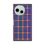 プレミアムスクエアケース with SnapMag［ Tartan Check - Purple ］
