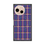 プレミアムスクエアケース with SnapMag［ Tartan Check - Purple ］