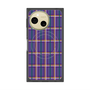 プレミアムスクエアケース with SnapMag［ Tartan Check - Purple ］