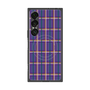 プレミアムスクエアケース with SnapMag［ Tartan Check - Purple ］