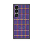 プレミアムスクエアケース with SnapMag［ Tartan Check - Purple ］