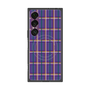 プレミアムスクエアケース with SnapMag［ Tartan Check - Purple ］