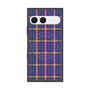 プレミアムスクエアケース with SnapMag［ Tartan Check - Purple ］