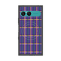プレミアムスクエアケース with SnapMag［ Tartan Check - Purple ］