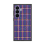 プレミアムスクエアケース with SnapMag［ Tartan Check - Purple ］