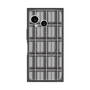 プレミアムスクエアケース with SnapMag［ Tartan Check - Gray ］