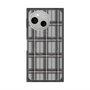 プレミアムスクエアケース with SnapMag［ Tartan Check - Gray ］