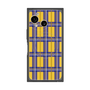 プレミアムスクエアケース with SnapMag［ Tartan Check - Yellow ］
