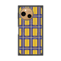 プレミアムスクエアケース with SnapMag［ Tartan Check - Yellow ］