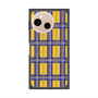 プレミアムスクエアケース with SnapMag［ Tartan Check - Yellow ］