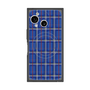 プレミアムスクエアケース with SnapMag［ Tartan Check - Blue ］