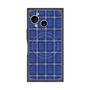 プレミアムスクエアケース with SnapMag［ Tartan Check - Blue ］