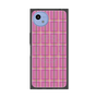 プレミアムスクエアケース with SnapMag［ Tartan Check - Pink ］
