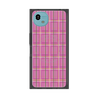 プレミアムスクエアケース with SnapMag［ Tartan Check - Pink ］