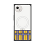 プレミアムスクエアケース with SnapMag［ CASEPLAY Tartan Check - Yellow ］