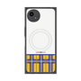 プレミアムスクエアケース with SnapMag［ CASEPLAY Tartan Check - Yellow ］