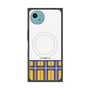 プレミアムスクエアケース with SnapMag［ CASEPLAY Tartan Check - Yellow ］