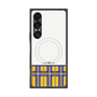 プレミアムスクエアケース with SnapMag［ CASEPLAY Tartan Check - Yellow ］