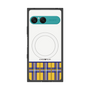 プレミアムスクエアケース with SnapMag［ CASEPLAY Tartan Check - Yellow ］