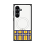 プレミアムスクエアケース with SnapMag［ CASEPLAY Tartan Check - Yellow ］