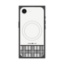 プレミアムスクエアケース with SnapMag［ CASEPLAY Tartan Check - Gray ］