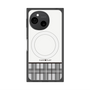 プレミアムスクエアケース with SnapMag［ CASEPLAY Tartan Check - Gray ］