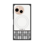 プレミアムスクエアケース with SnapMag［ CASEPLAY Tartan Check - Gray ］