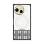 プレミアムスクエアケース with SnapMag［ CASEPLAY Tartan Check - Gray ］